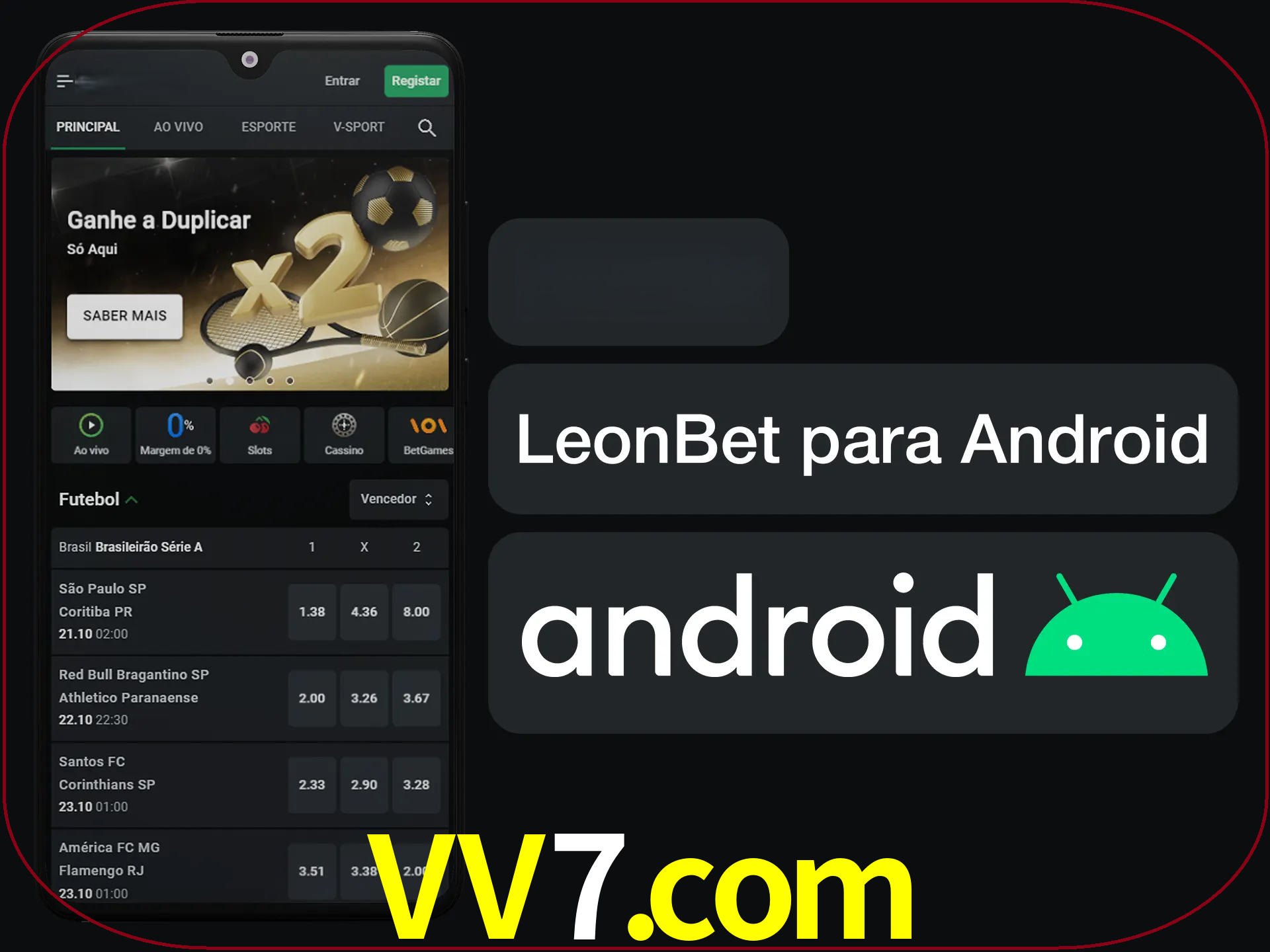 Adquira sua versão poket de LeonBet.